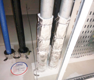 Foto 1 | Sigillatura di attraversamenti di tubazioni [®AF Systems]